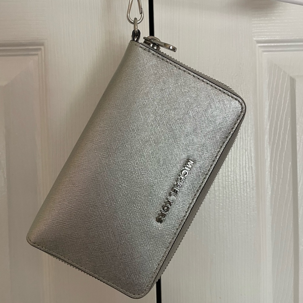 Silver Michael Kors wallet